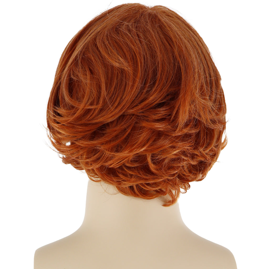 Epic Cosplay Aion Wig Autumn Orange Back View Man