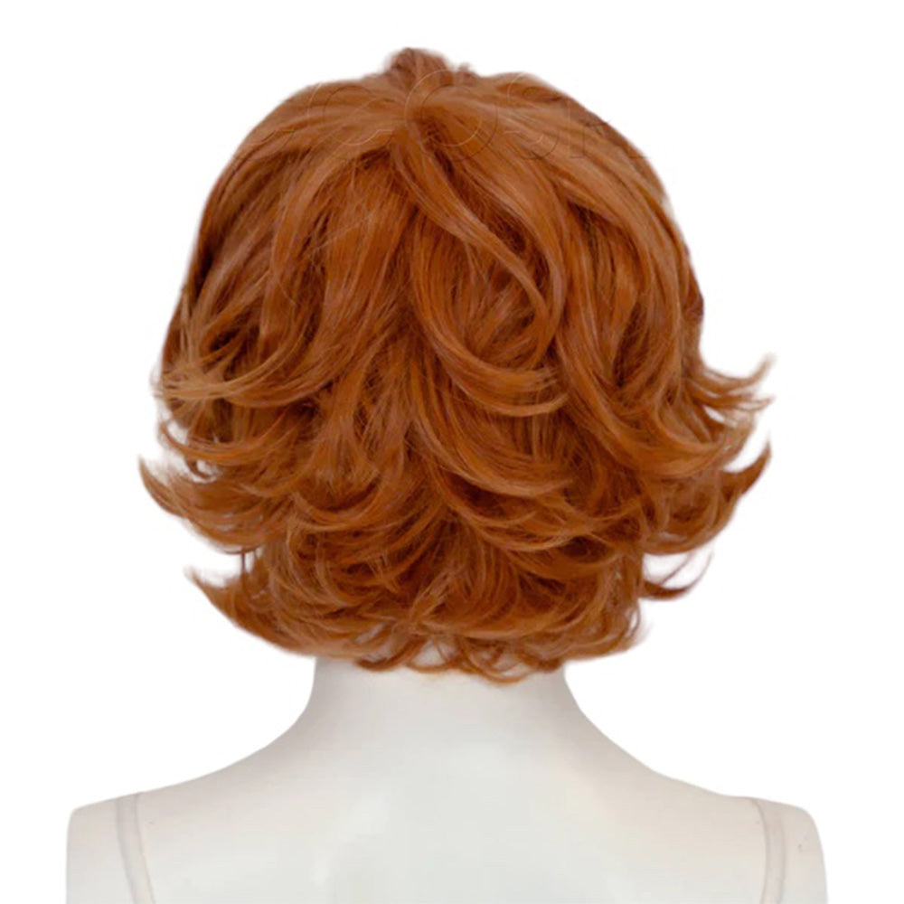 Epic Cosplay Aion Wig Autumn Orange Back View