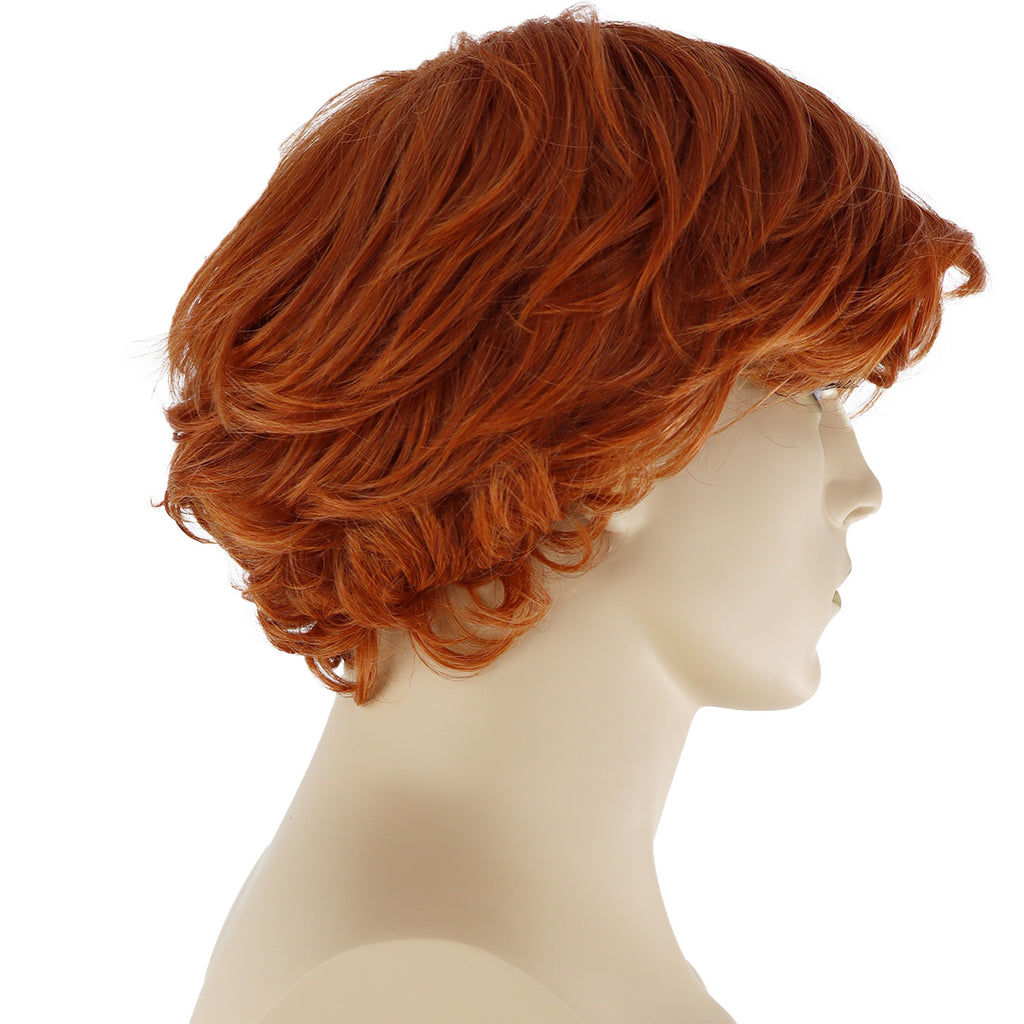 Epic Cosplay Aion Wig Autumn Orange Side View Man