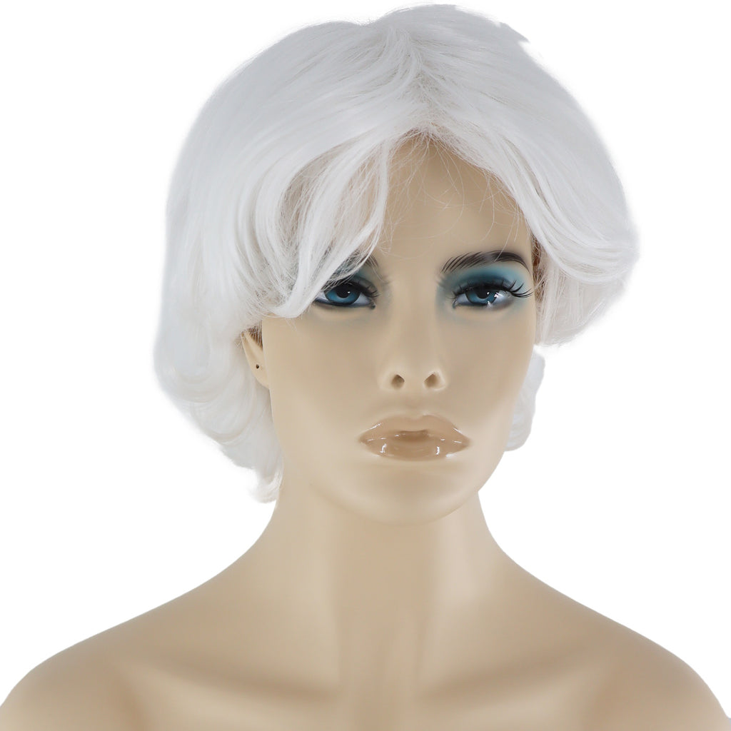 Epic Cosplay Aion Wig Classic White Front View Woman