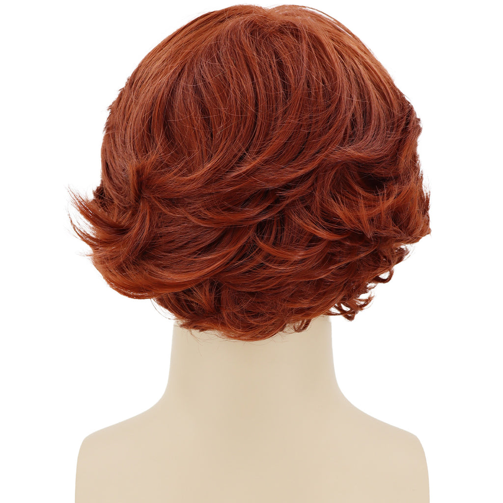 Epic Cosplay Aion Wig Copper Red Back View Man