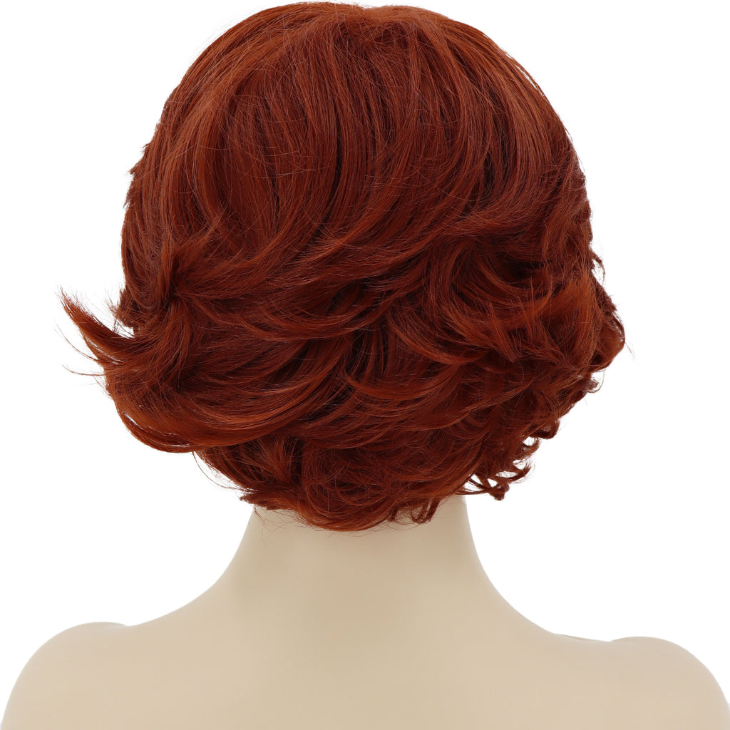 Epic Cosplay Aion Wig Copper Red Back View Woman