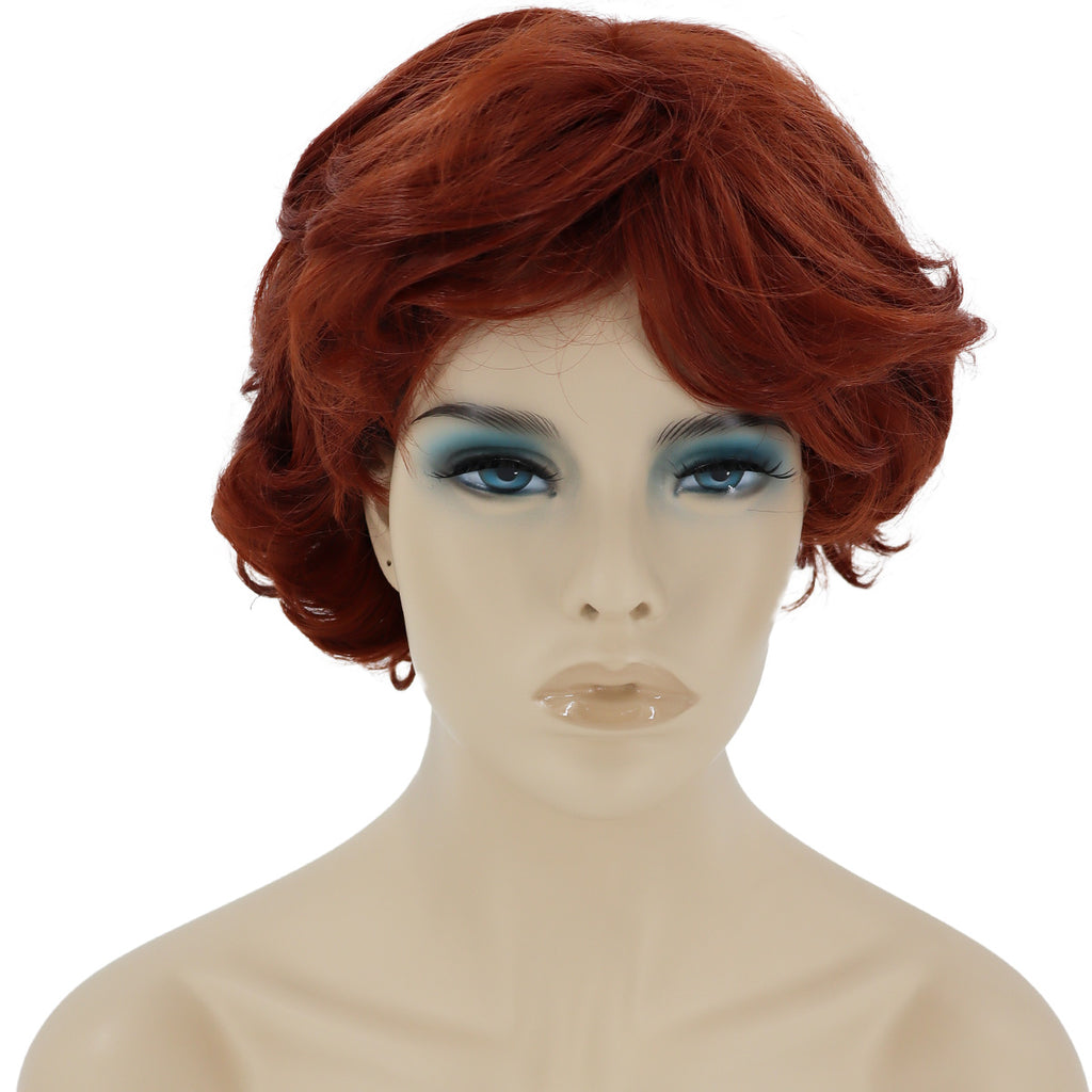 Epic Cosplay Aion Wig Copper Red Front View Woman