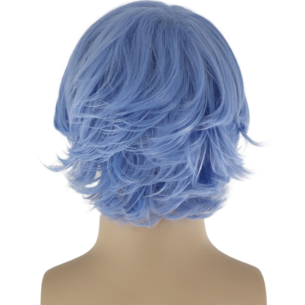 Epic Cosplay Aion Wig Ice Blue Back View Man