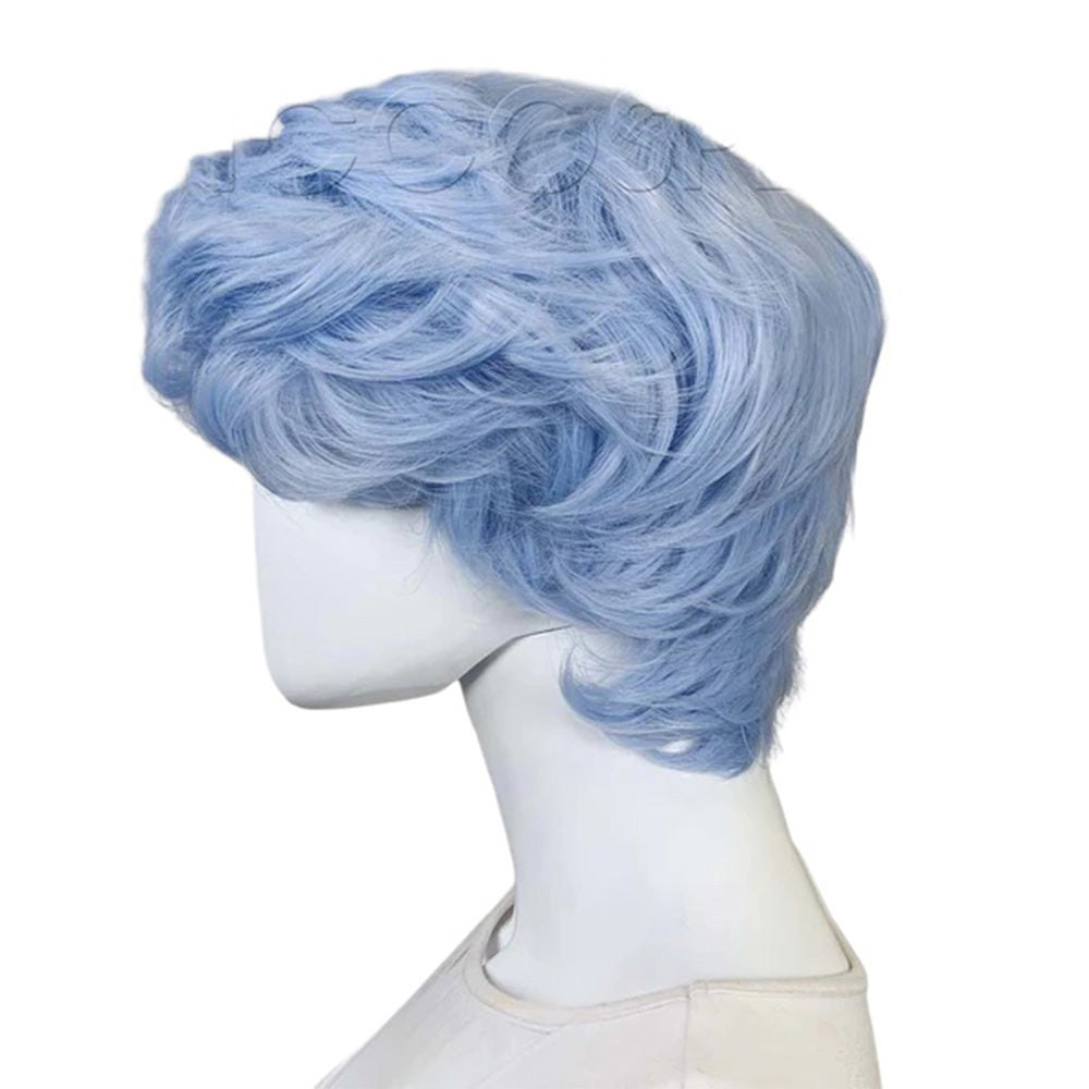 Epic Cosplay Aion Wig Ice Blue Side View