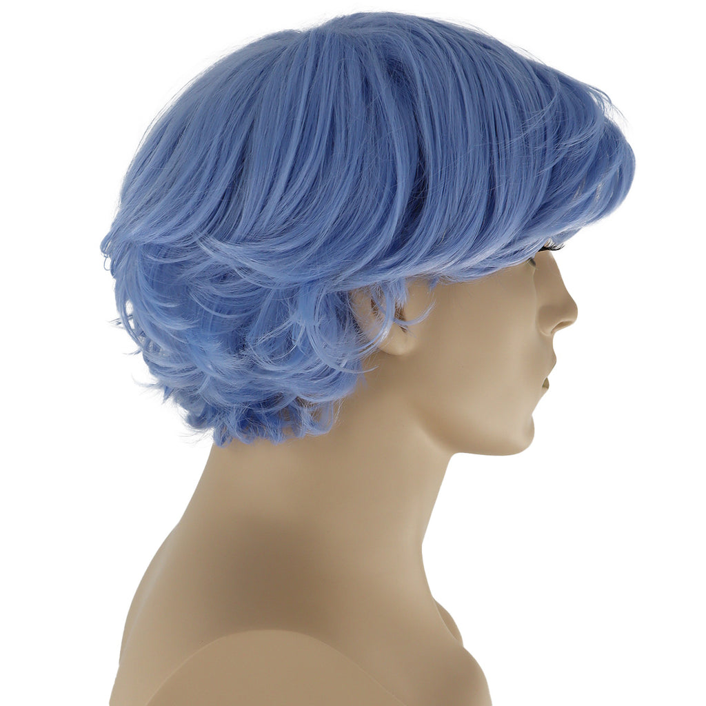 Epic Cosplay Aion Wig Ice Blue Side View Man