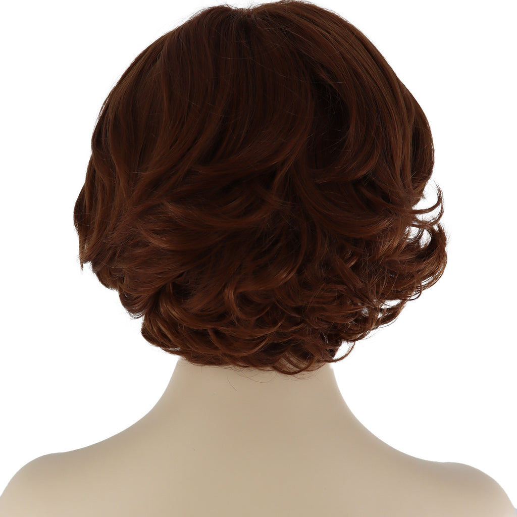 Epic Cosplay Aion Wig Light Brown Back View Woman