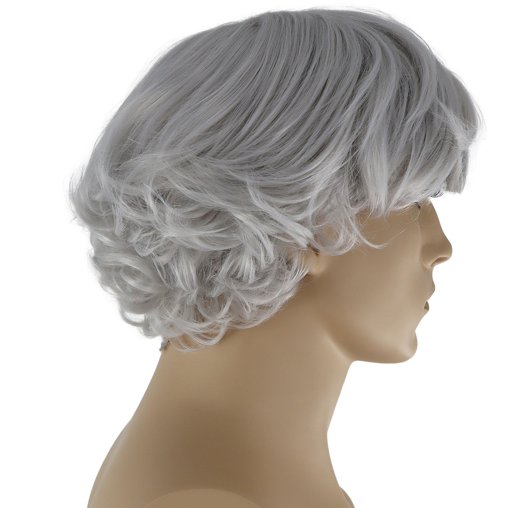 Epic Cosplay Aion Wig Silvery Grey Side View Man