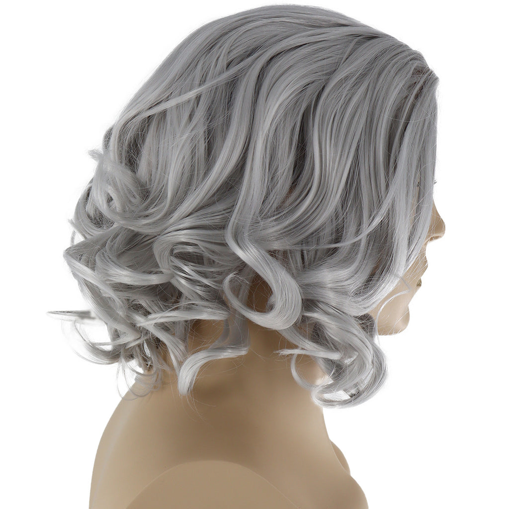 Epic Cosplay Wig Aries Silvery Grey Side View Man