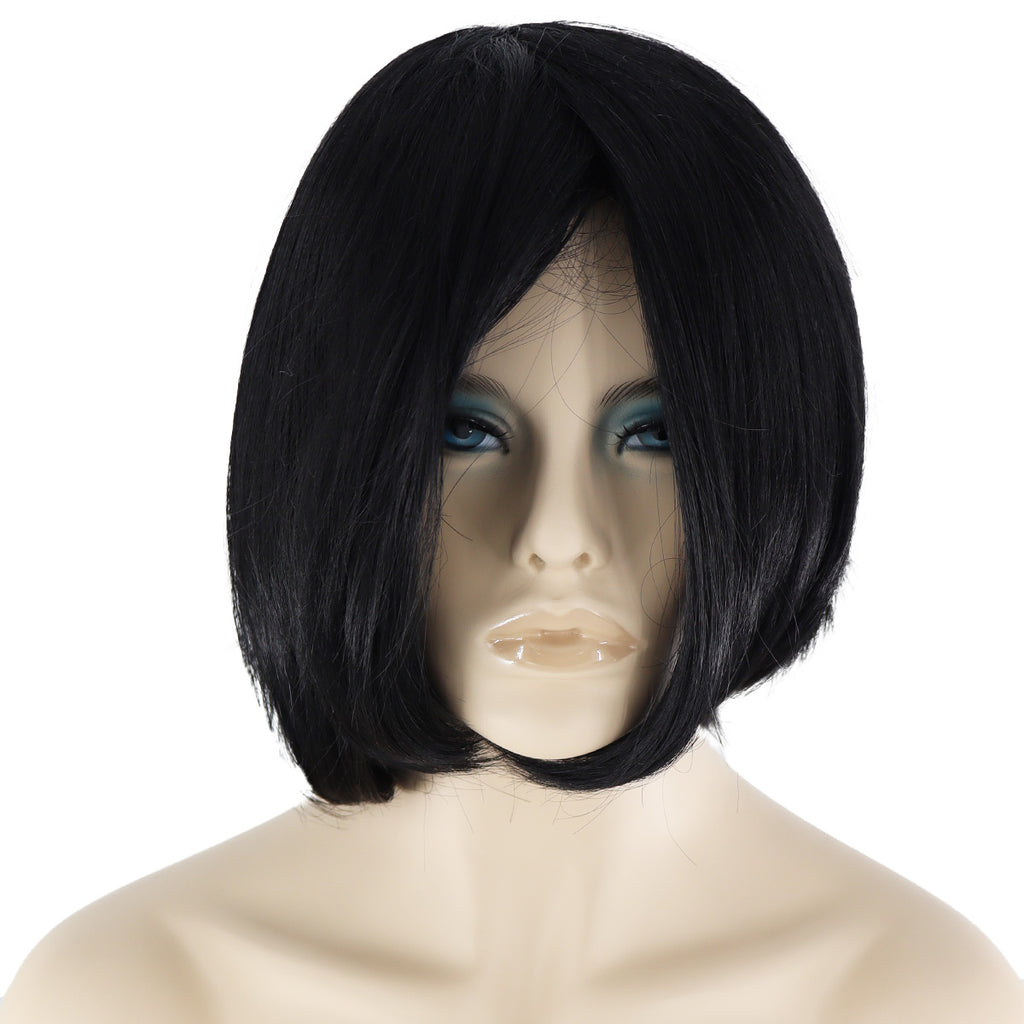 Epic Cosplay Aphrodite Wig Black Front View Woman