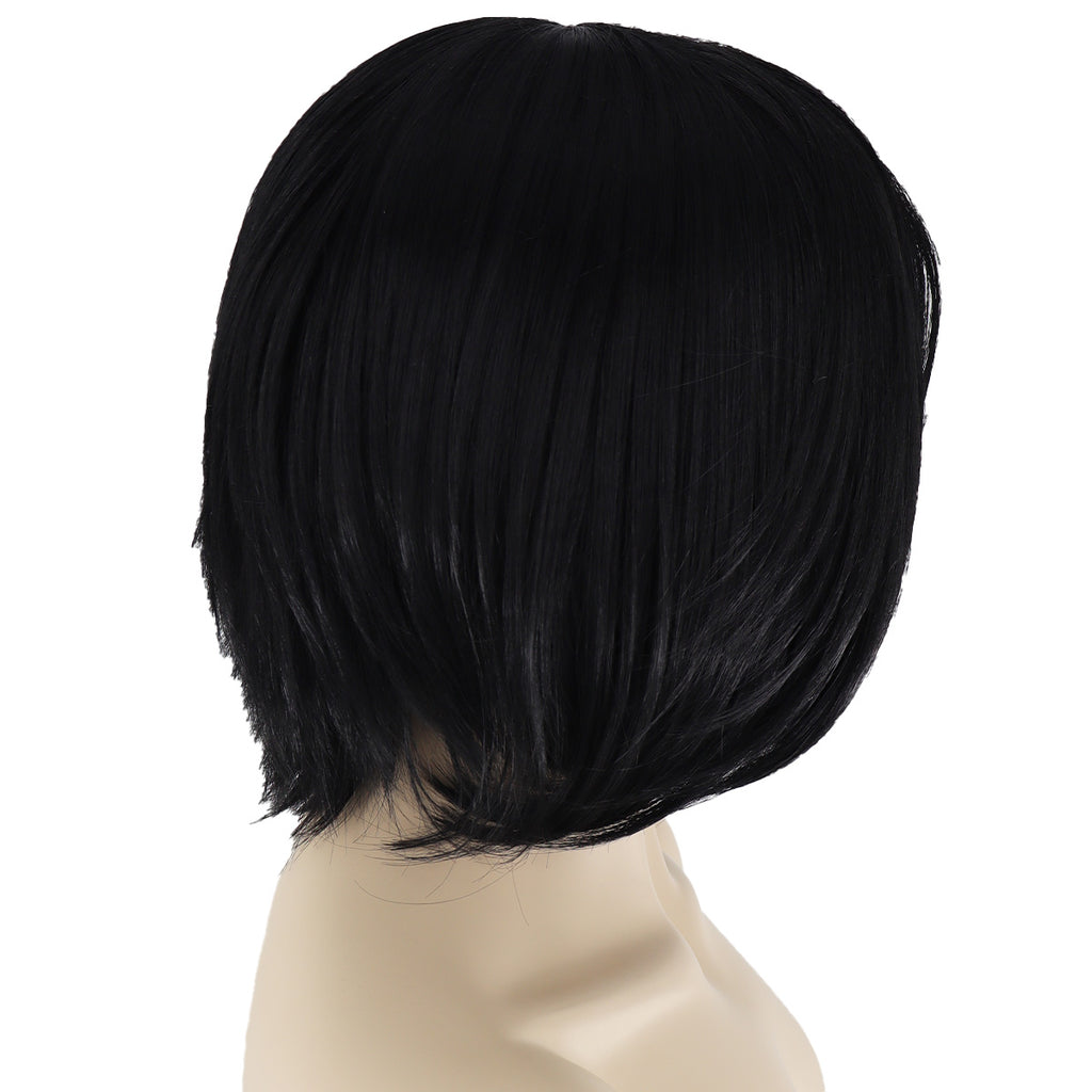 Epic Cosplay Aphrodite Wig Black Side View Woman