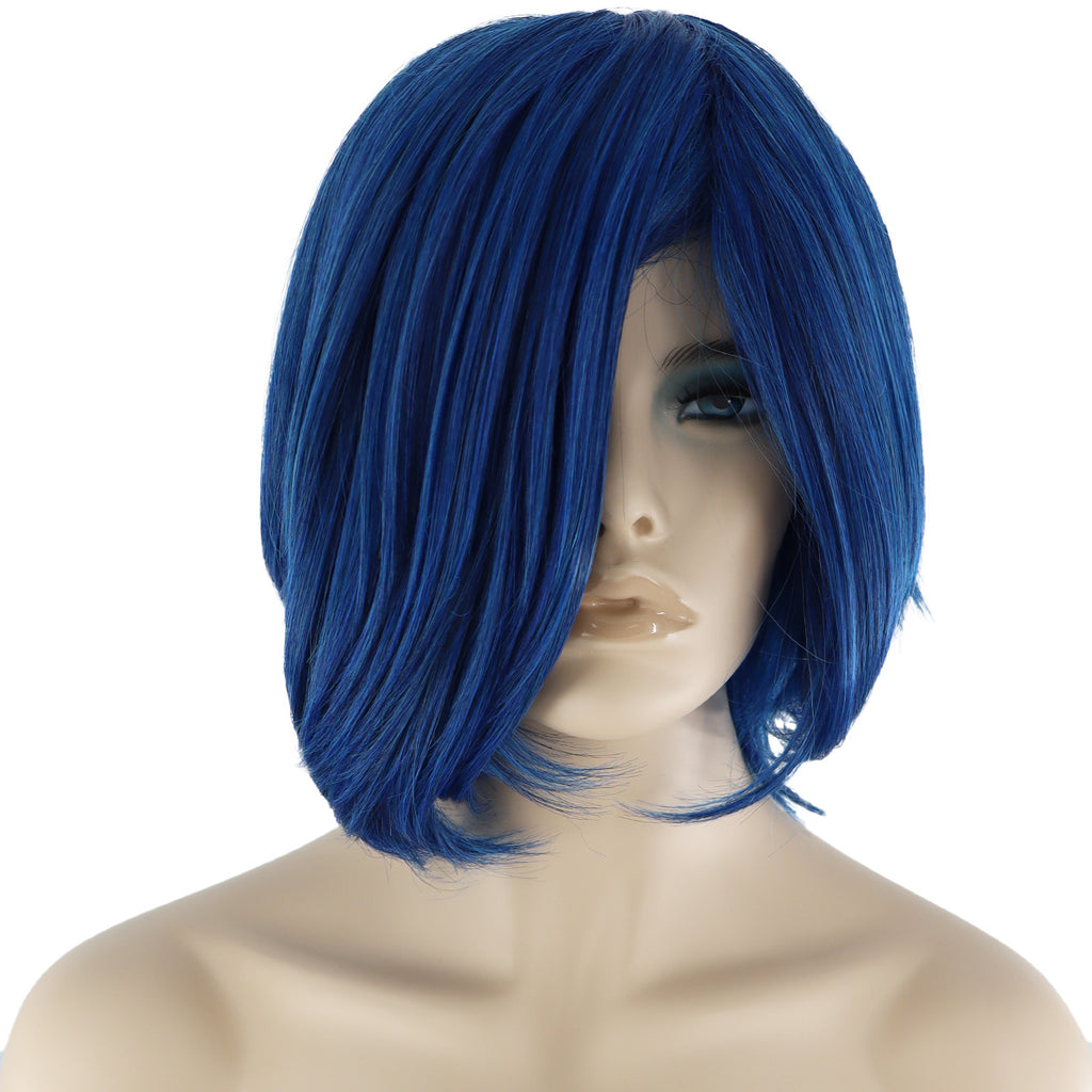 Epic Cosplay Aphrodite Wig Shadow Blue Front View Woman