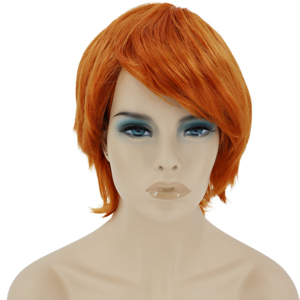 Epic Cosplay Apollo Autumn Orange Wig Front View Woman