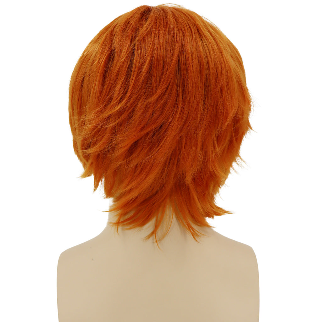 Epic Cosplay Apollo Autumn Orange Wig Back View Man