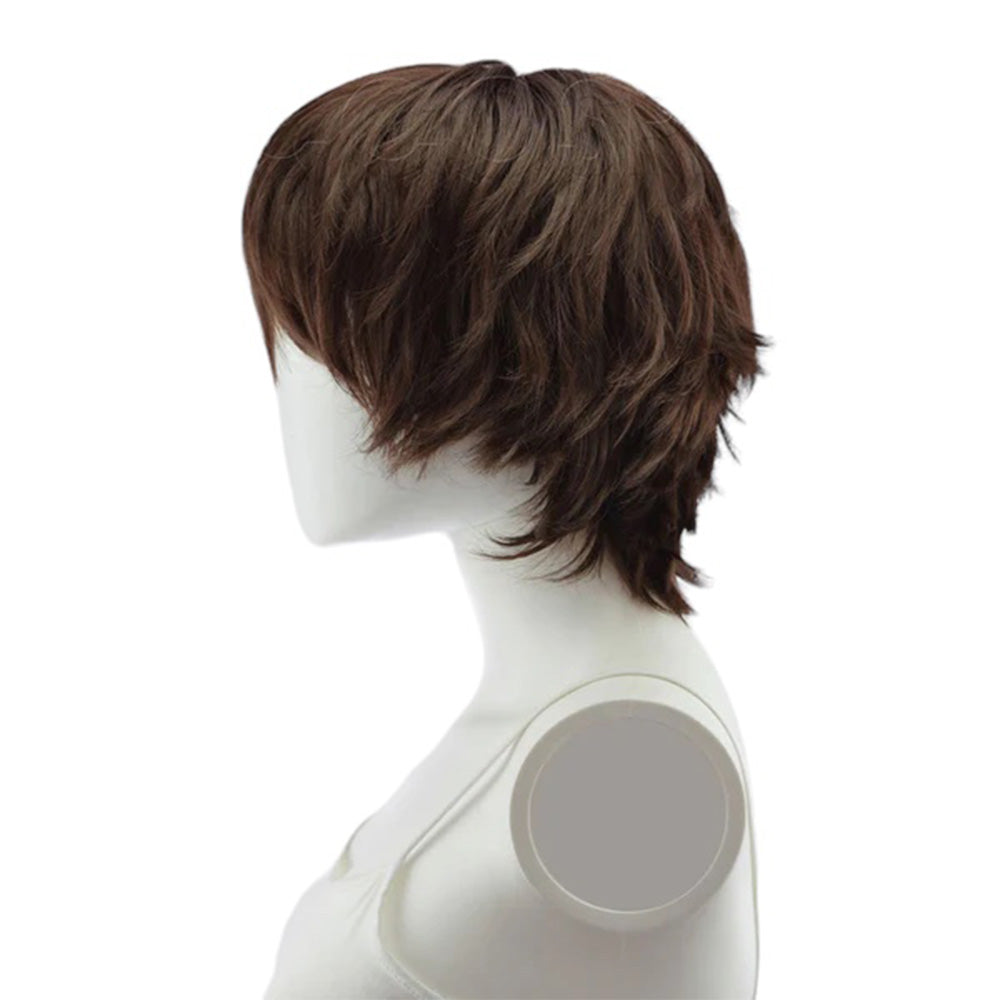 Epic Cosplay Apollo Wig Dark Brown Side View