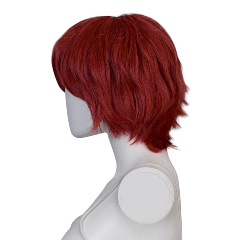 Epic Cosplay Apollo Wig Dark Red Side View