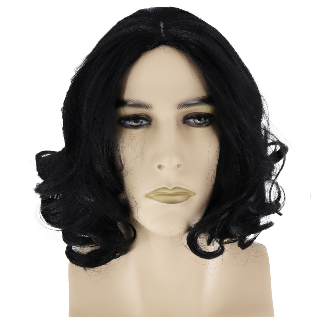 Epic Cosplay Wig Aries Black Front View Man