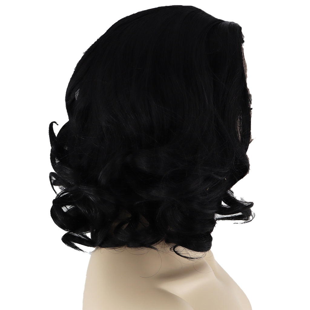 Epic Cosplay Wig Aries Black Side View Woman