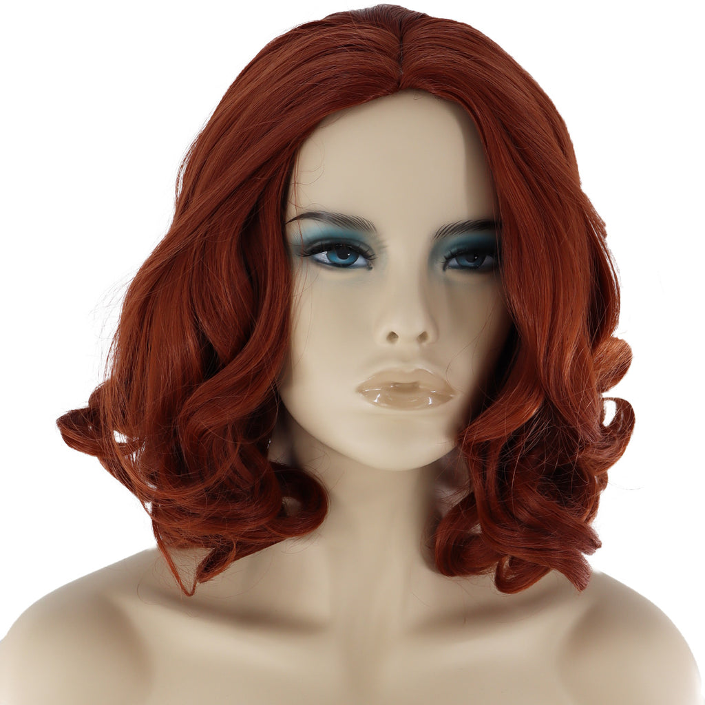 Epic Cosplay Wig Aries Copper Red Front View Woman