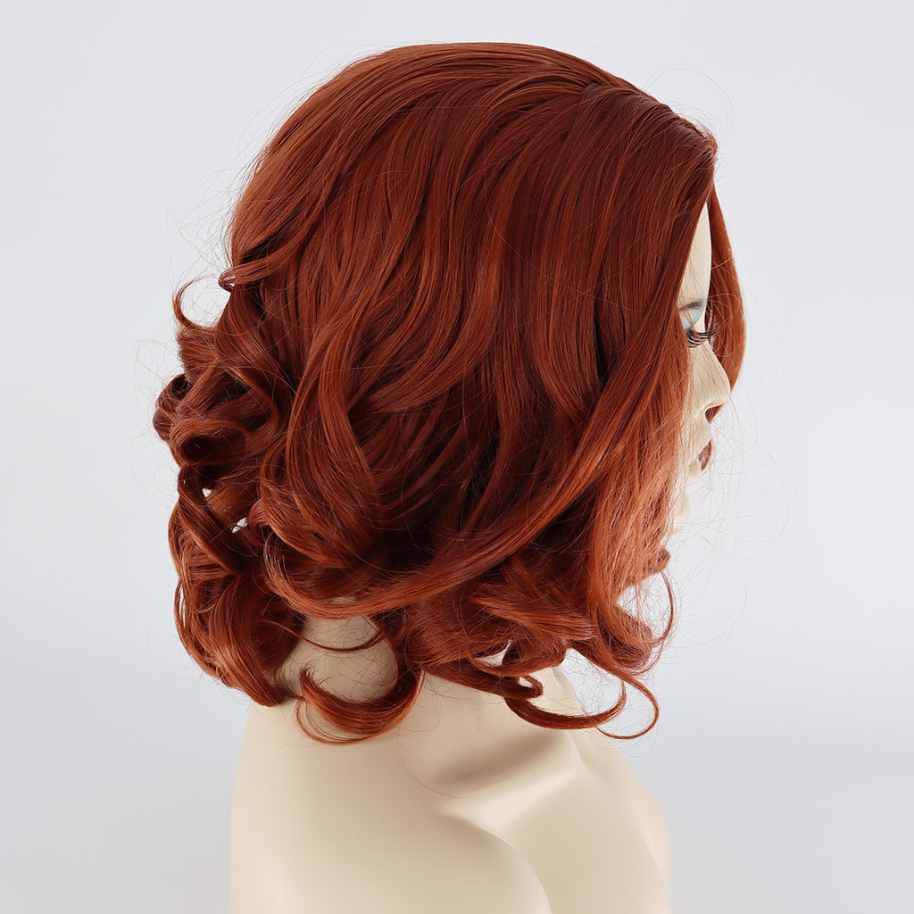 Epic Cosplay Wig Aries Copper Red Side View Woman