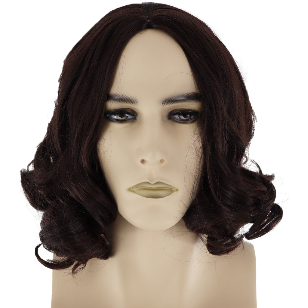 Epic Cosplay Wig Aries Dark Brown Front View Man