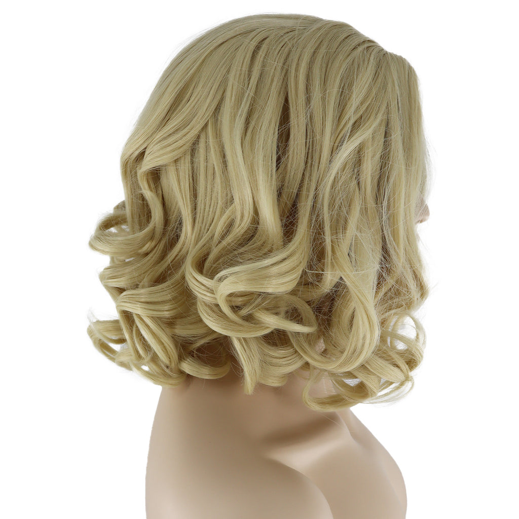 Epic Cosplay Wig Aries Natural Blond Side View Woman