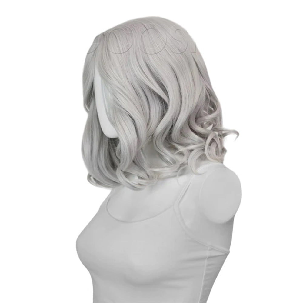 Epic Cosplay Aries Wig Silvery Grey Side View
