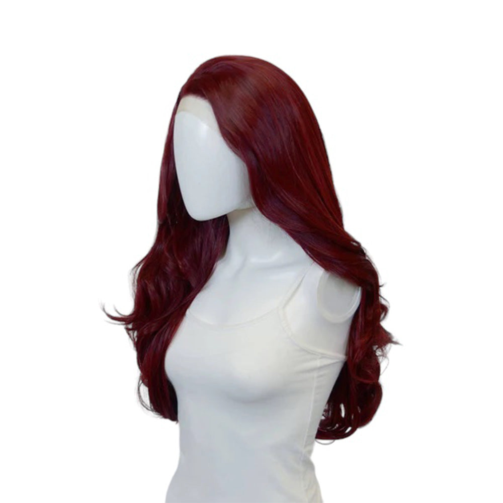 Epic Cosplay Astraea Wig Burgundy Red Side View