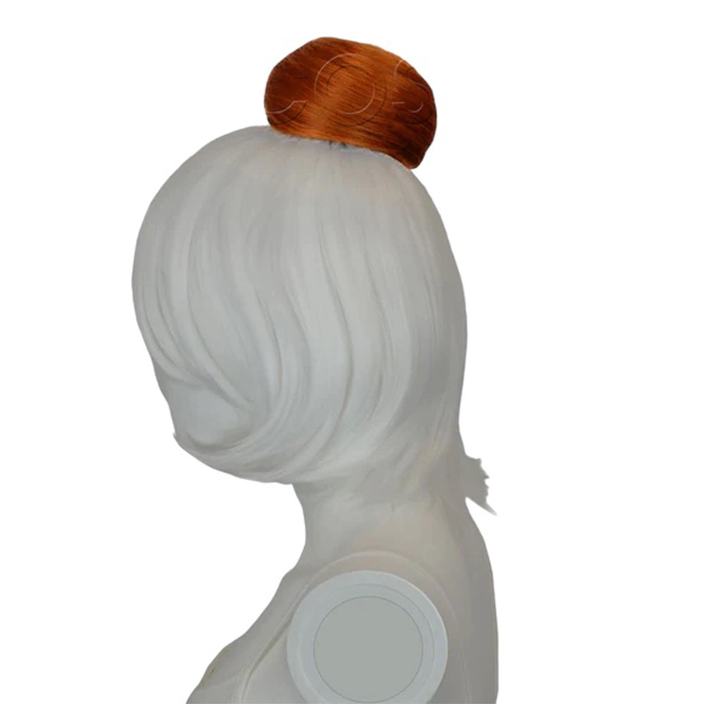Epic Cosplay Hair Bun Copper Red Side View