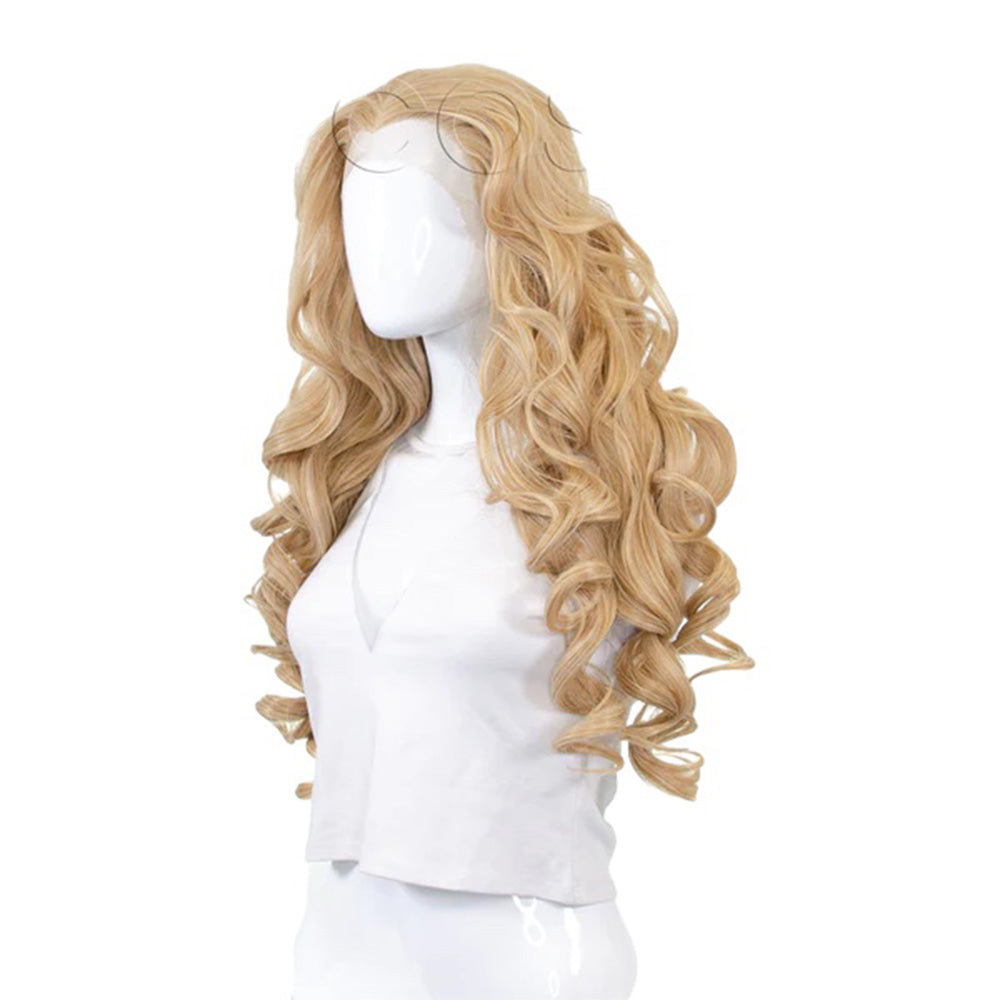 Epic Cosplay Daphne Lacefront Wig Strawberry Blonde Side View