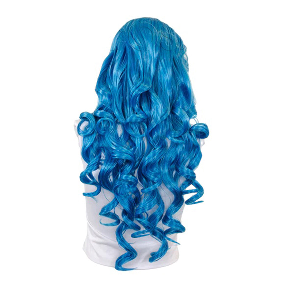 Epic Cosplay Daphne Lacefront Wig Teal Blue Mix Back View