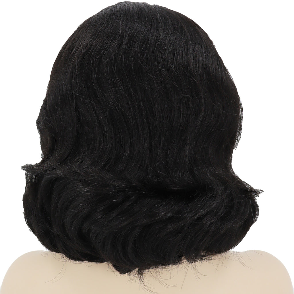 Eternity Wig by West Bay color Black Back View Woman