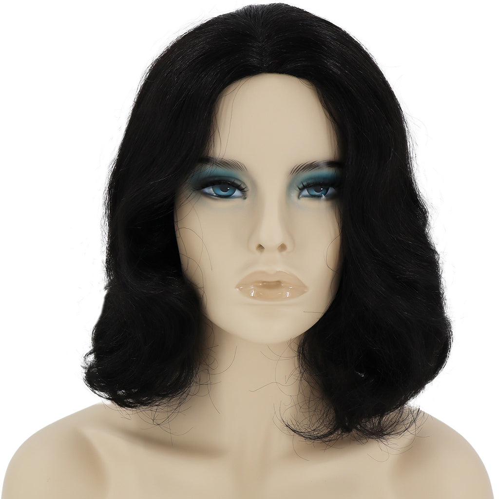 Eternity Wig by West Bay color Black Front View Woman