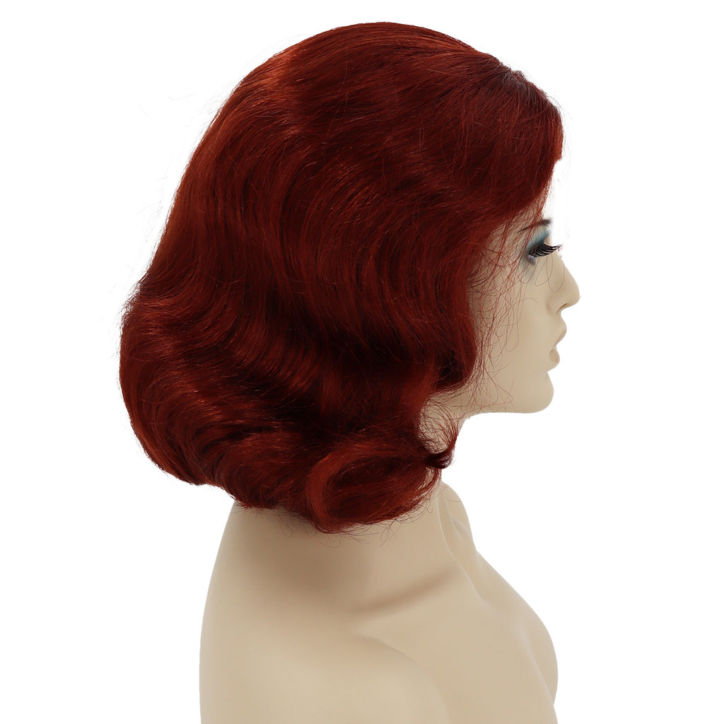 Eternity Wig by West Bay color Auburn Side View Woman