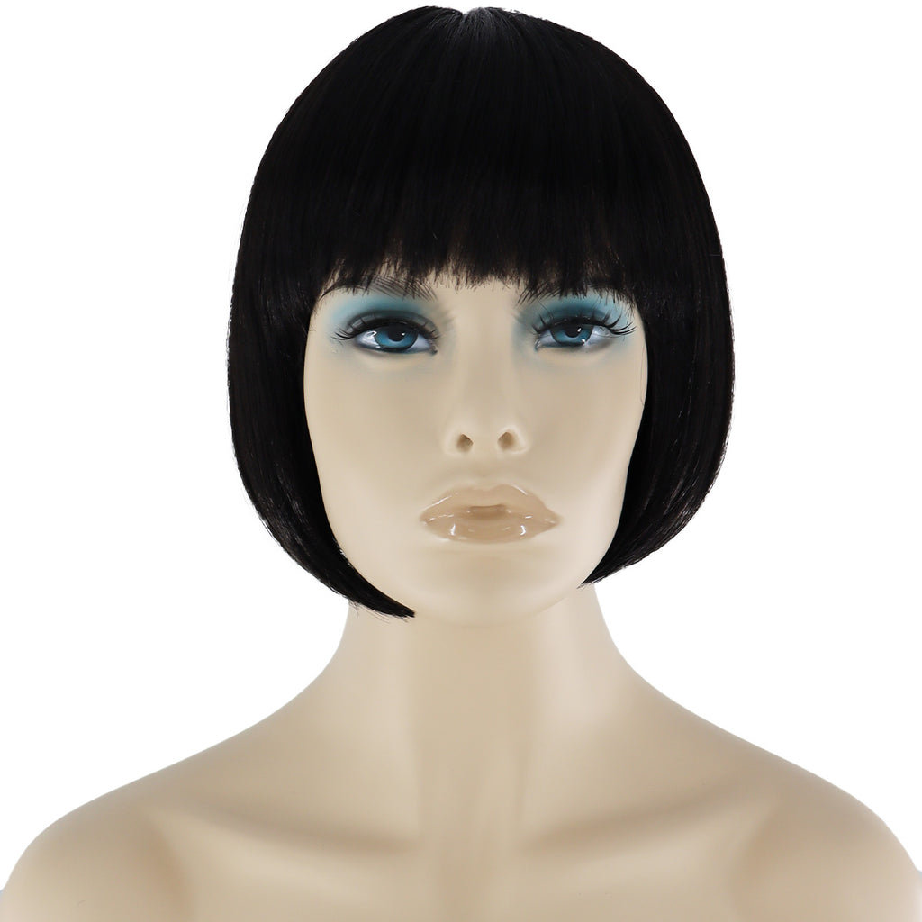 West Bay Eve Wig Black Front View Woman