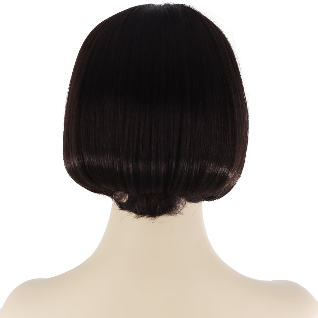 West Bay Eve Wig Dark Brown Back View Woman