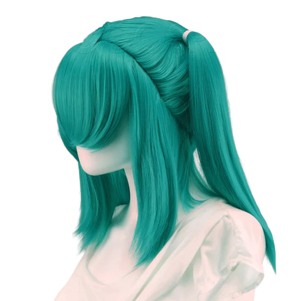 Epic Cosplay Gaia Wig Vocaloid Green Side View