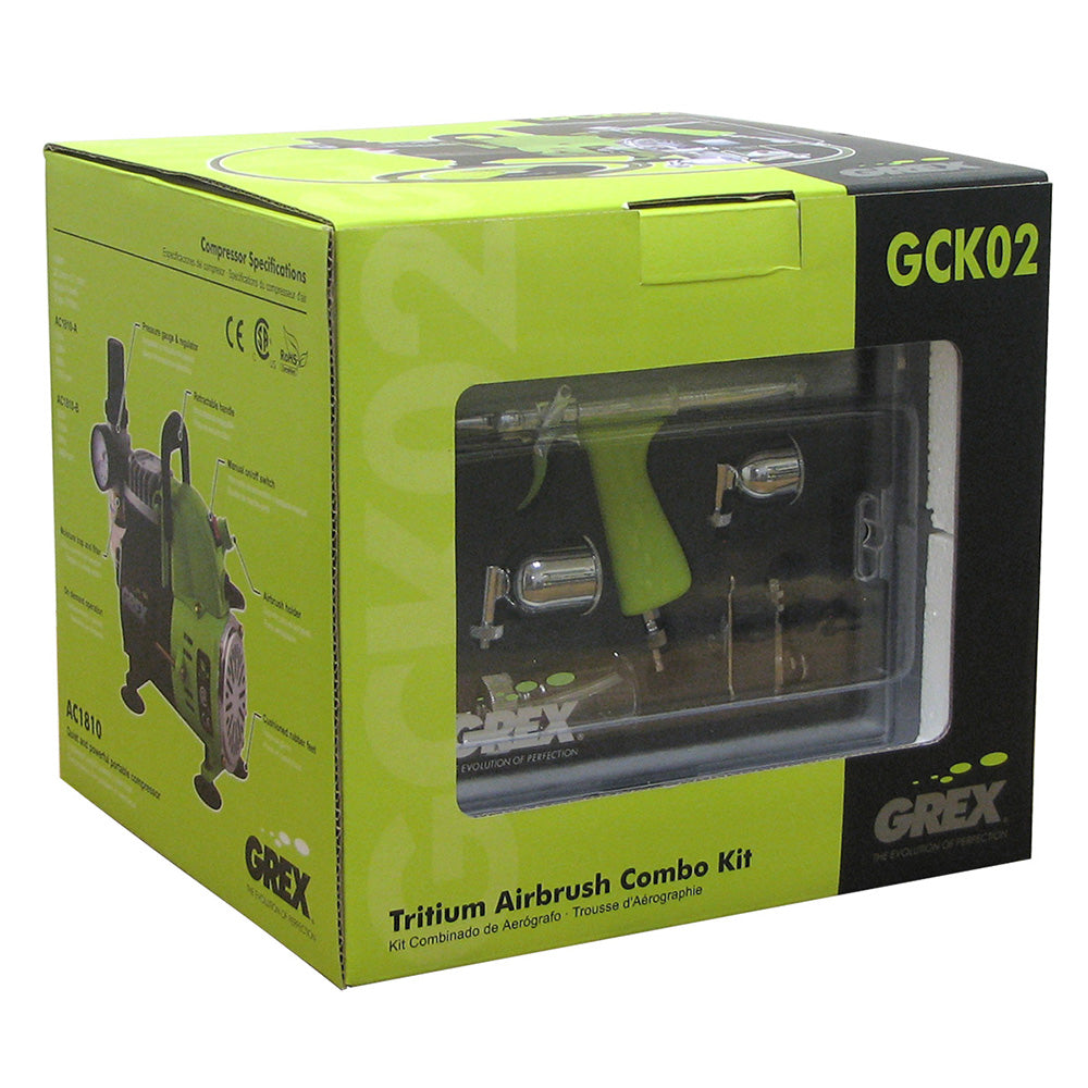 Grex Tritium.TS3 Airbrush Combo Kit GCK02 in box