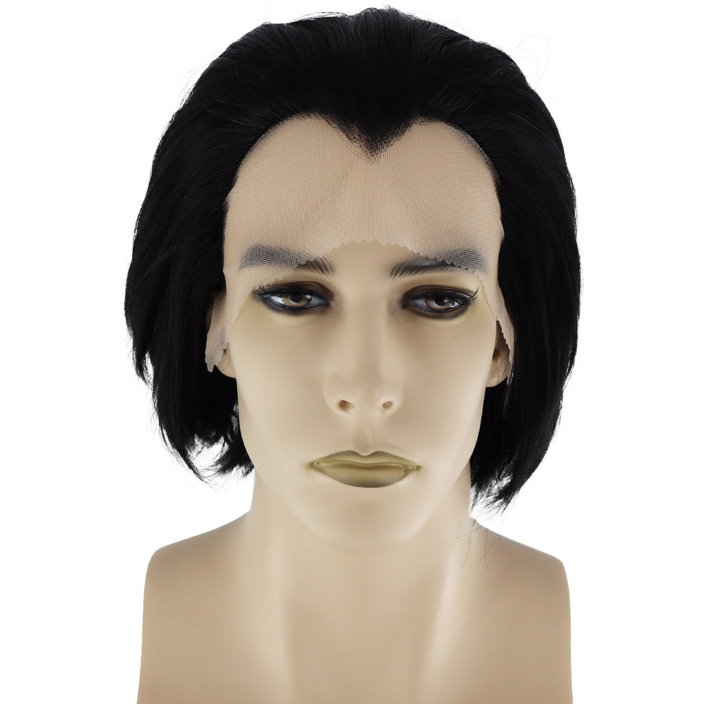 Epic Cosplay Hades Wig Black Front View Man