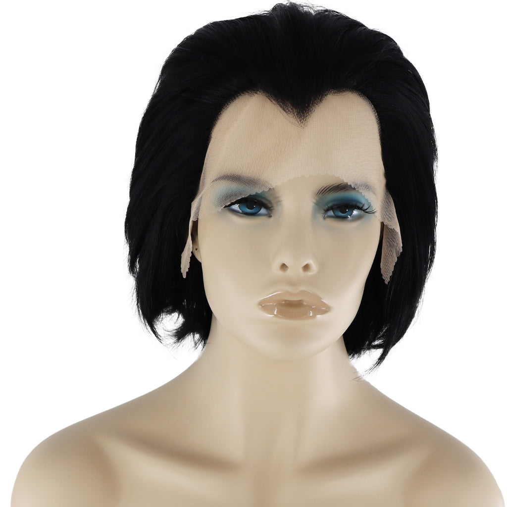 Epic Cosplay Hades Wig Black Front View Woman