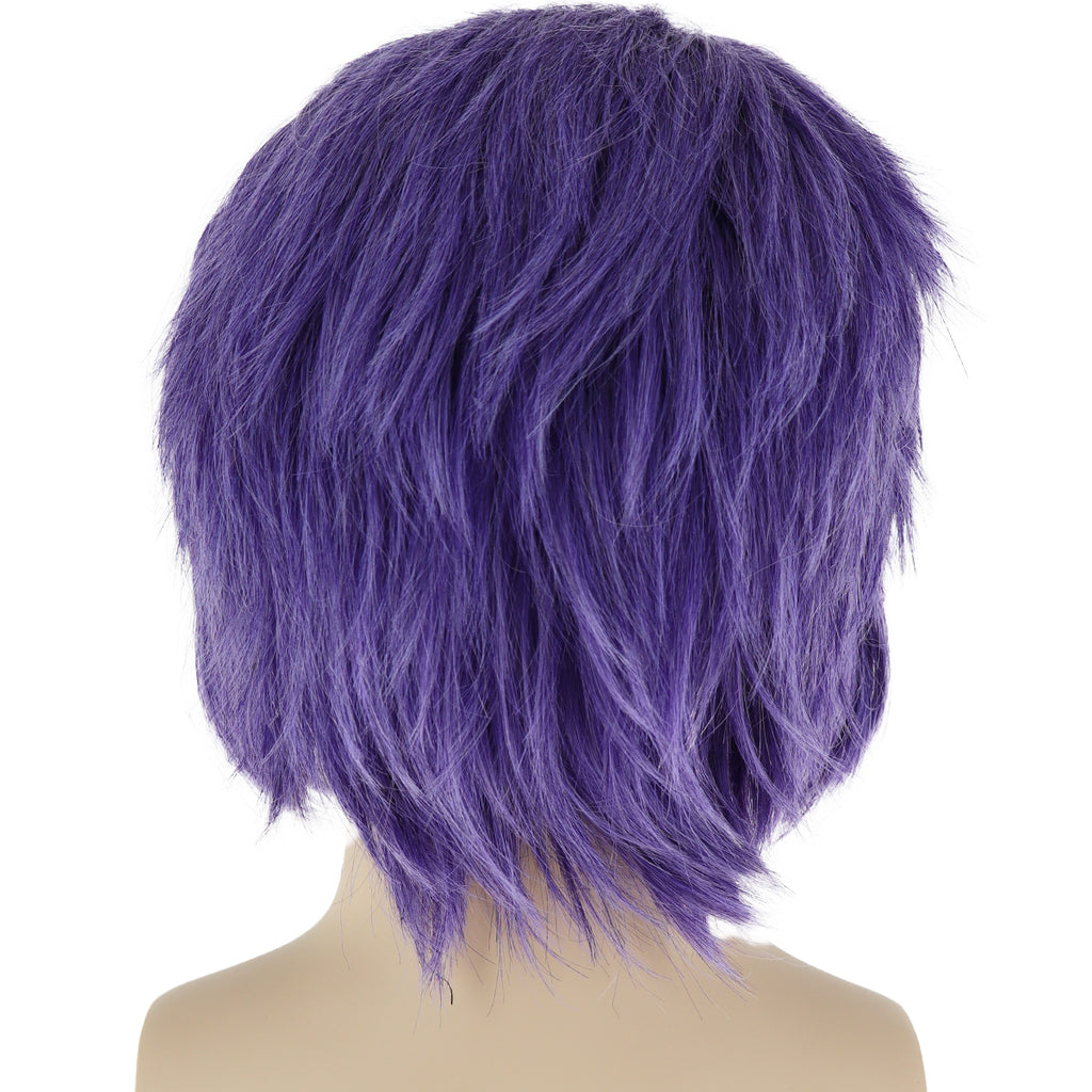 Epic Cosplay Hades Wig Classic Purple Back View Man