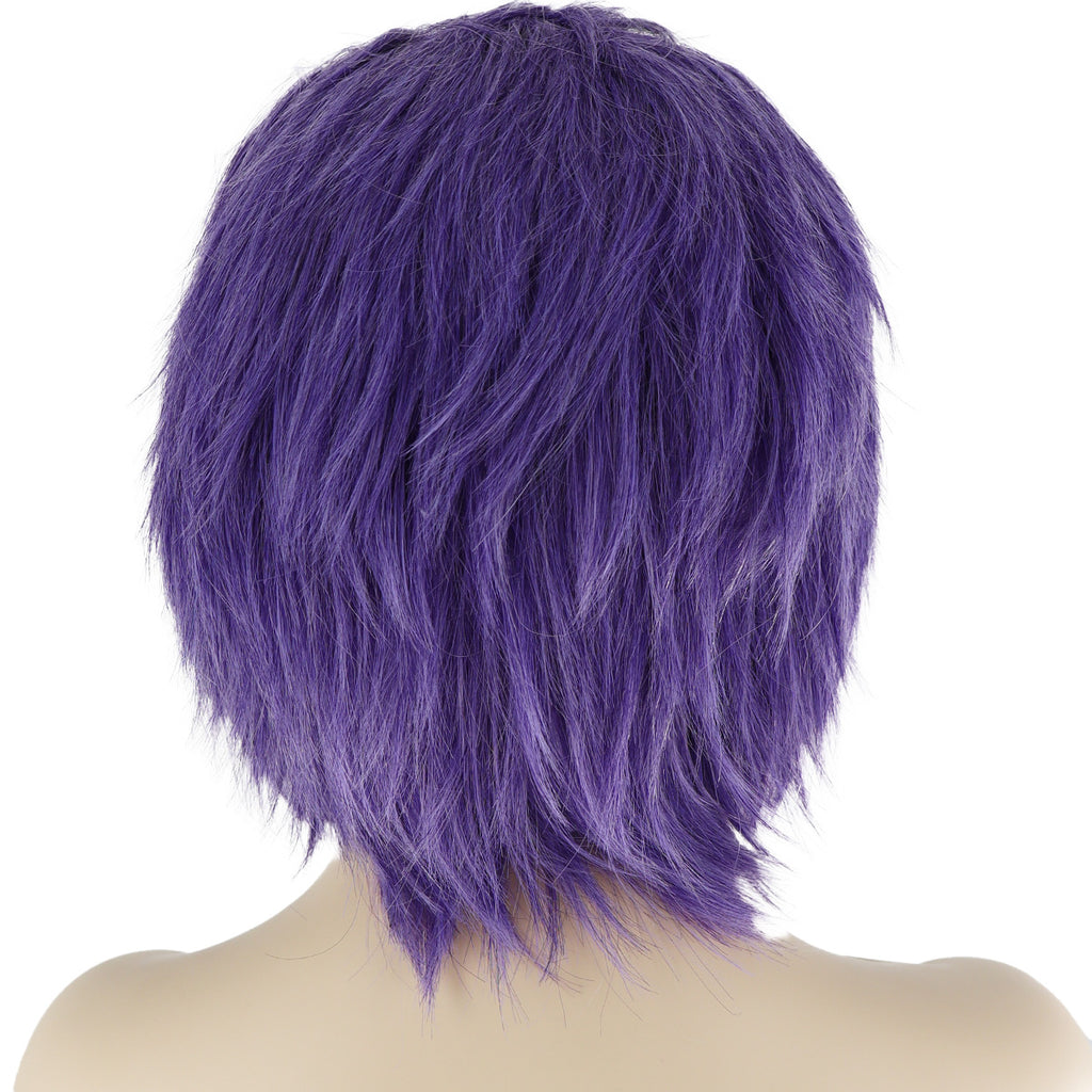 Epic Cosplay Hades Wig Classic Purple Back View Woman