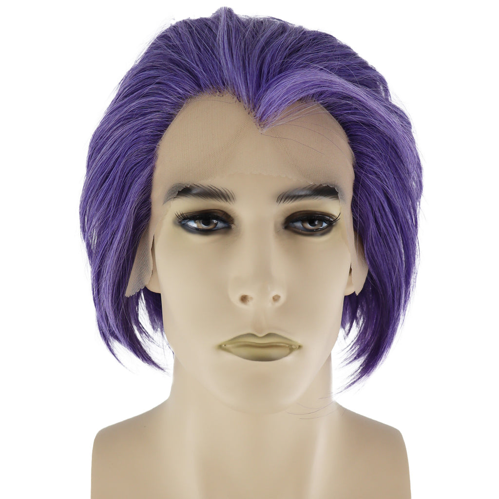 Epic Cosplay Hades Wig Classic Purple Front View Man