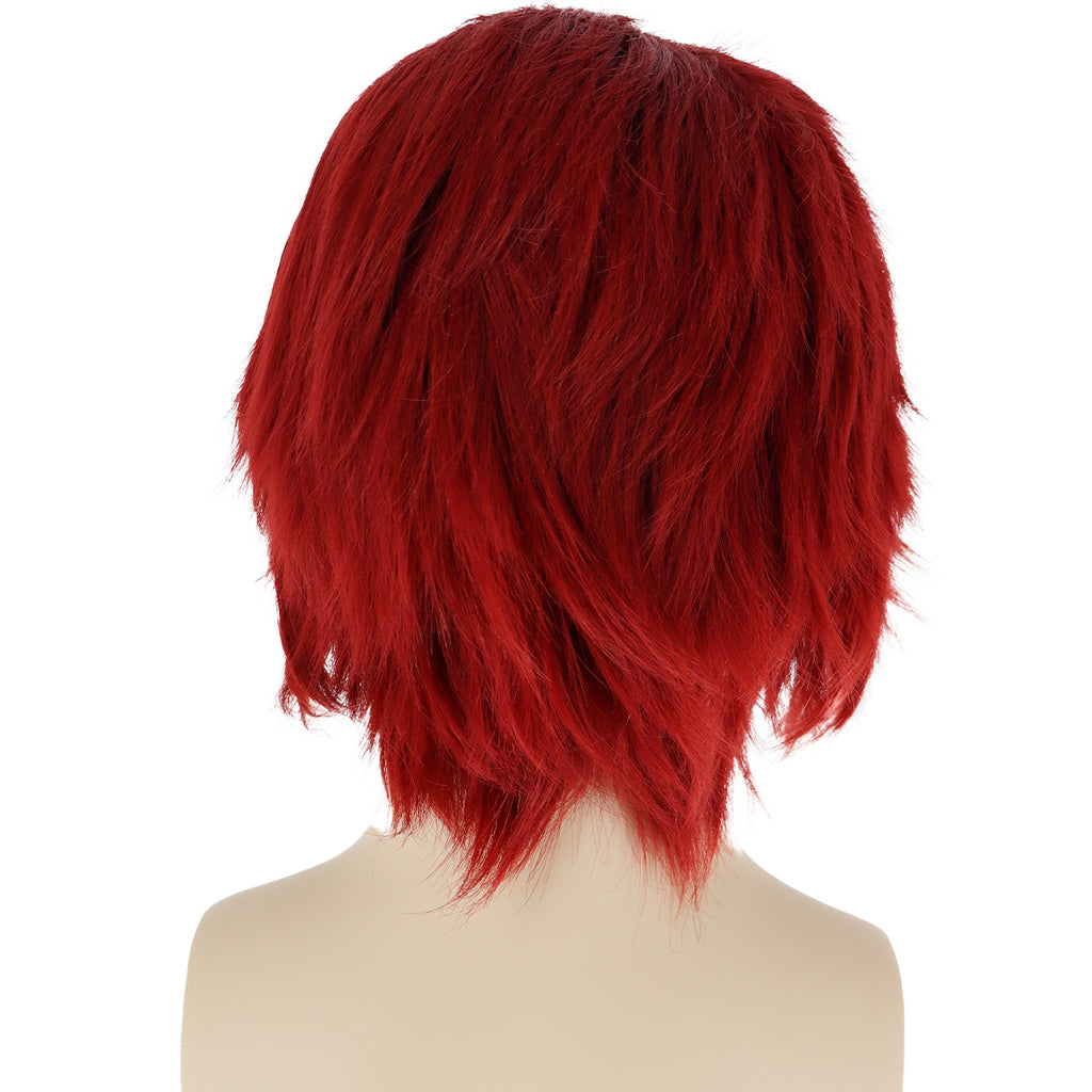 Epic Cosplay Hades Wig Dark Red Back View Man