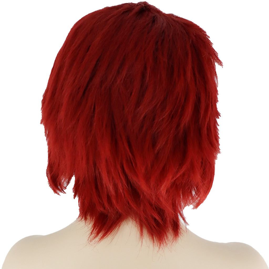 Epic Cosplay Hades Wig Dark Red Back View Woman