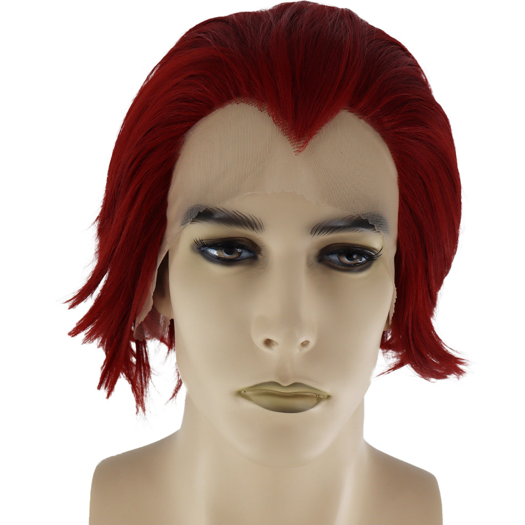 Epic Cosplay Hades Wig Dark Red Front View Man