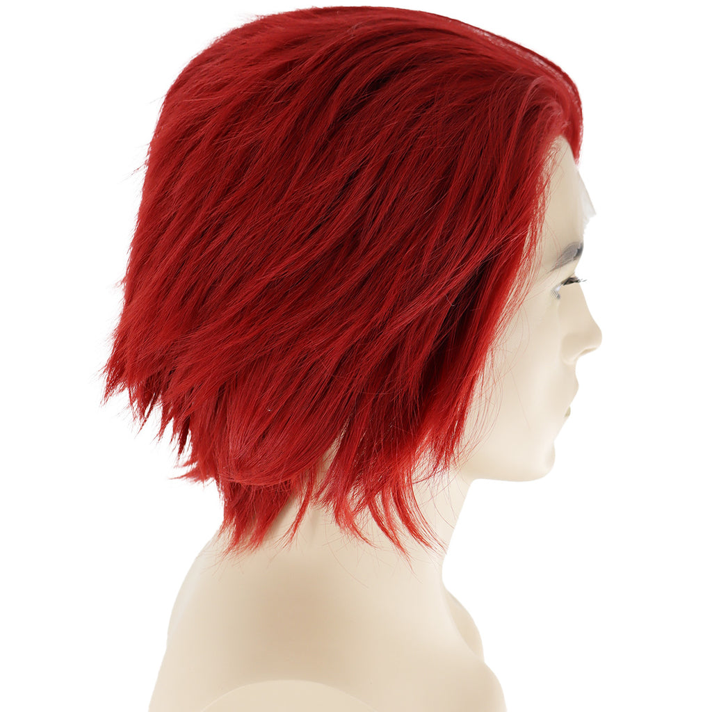 Epic Cosplay Hades Wig Dark Red Side View Man