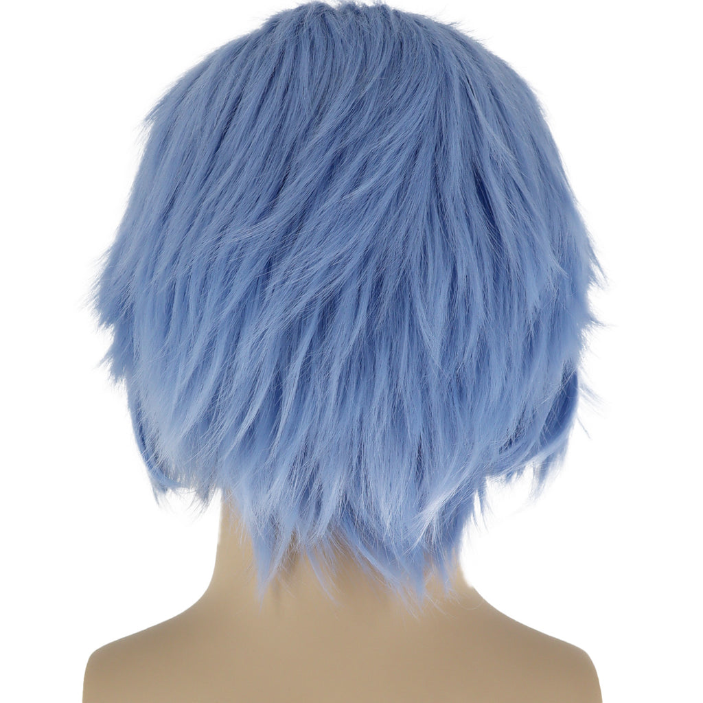 Epic Cosplay Hades Wig Ice Blue Back View Man