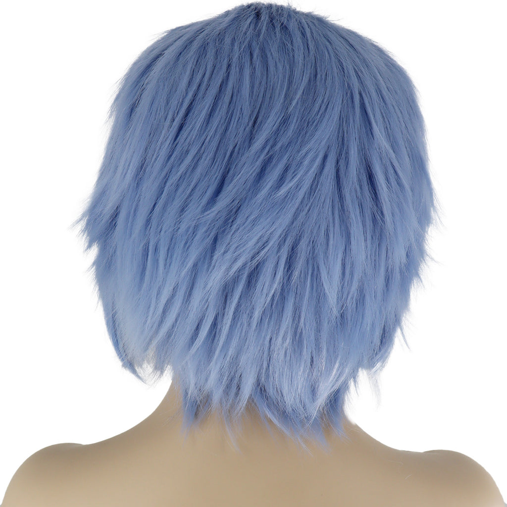 Epic Cosplay Hades Wig Ice Blue Back View Woman