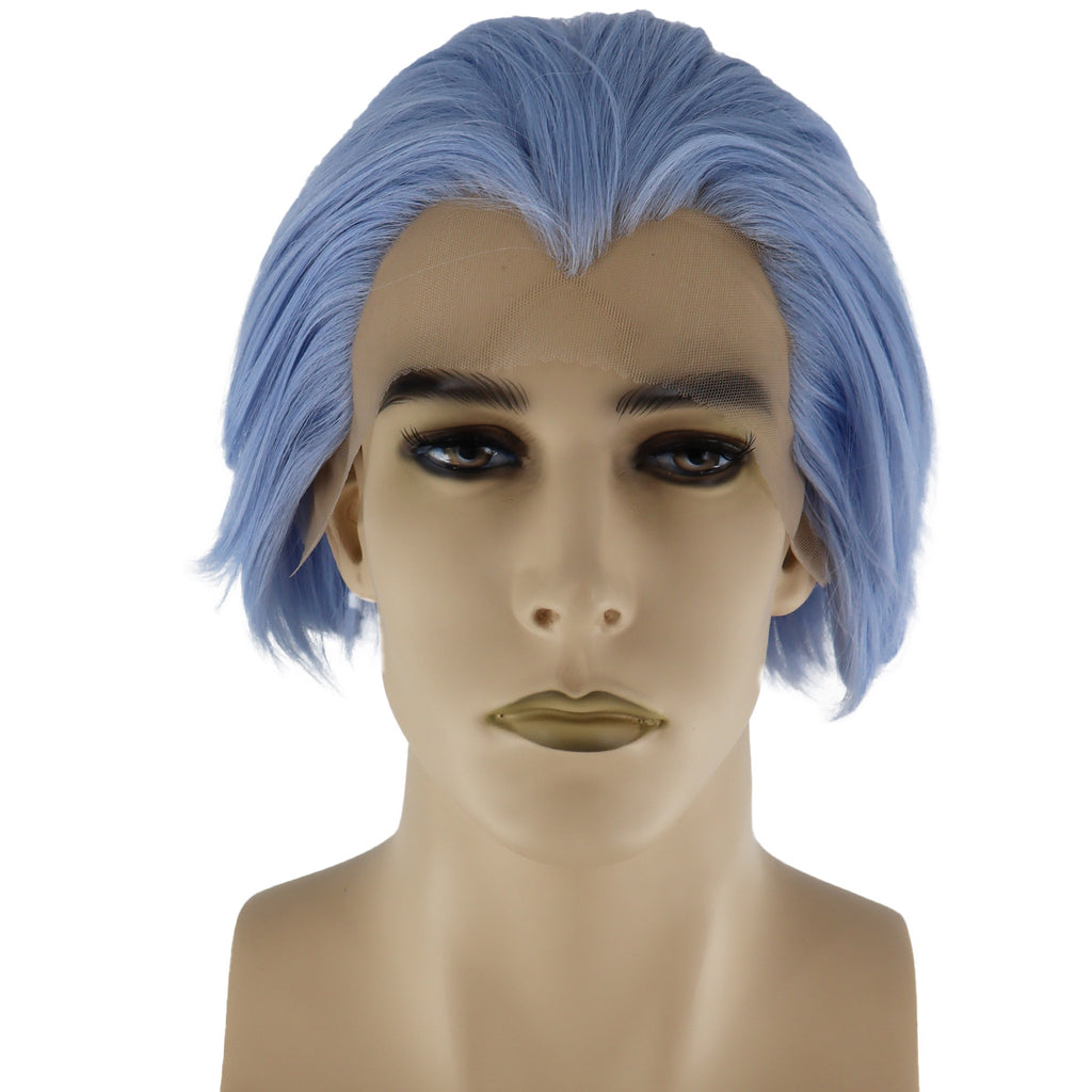 Epic Cosplay Hades Wig Ice Blue Front View Man